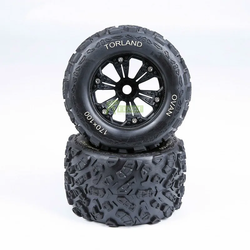 Набор Нобби шин подходит для 1/8 HPI Racing Savage XL FLUX Rovan TORLAND Monster бесщеточный запчасти для грузовиков