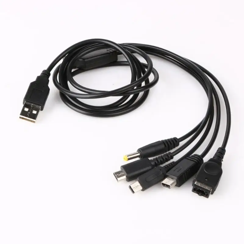 5 в 1 USB кабель для зарядки Nintendo NDSL / NDS NDSI XL 3DS|Кабели| |