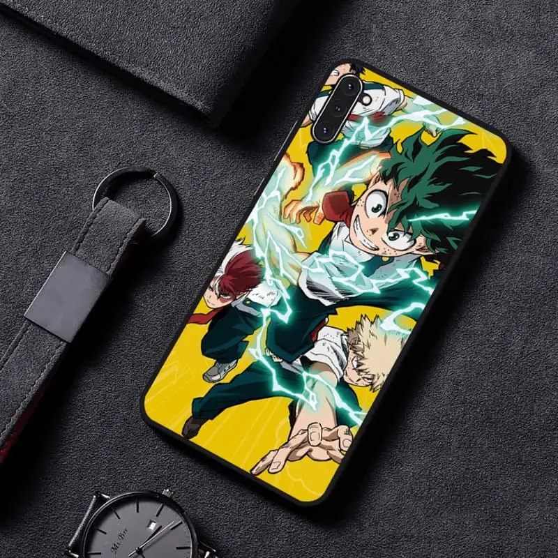 

Anime My Hero Deku Bakugou Boku No Hero Academia Phone Case For Samsung galaxy A S note 6 7 8 9 10 20 30 50 51 70 edge plus lite