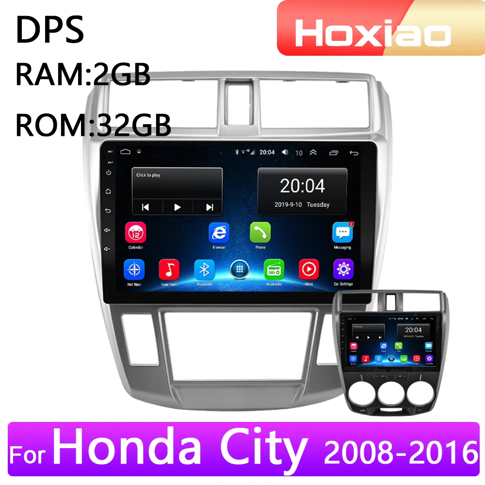 Автомагнитола 2 Din 4G Android мультимедийный видеоплеер для Honda City 2008 2009 2010 2011 2012 2013 2014