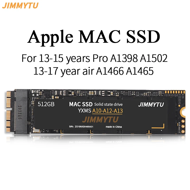 NEW 512GB SSD For Macbook Air 2013 2014 2015 A1465 A1466 imac PRO 2013 2014 2015 A1502 A1398 mini SOLID STATE DISK