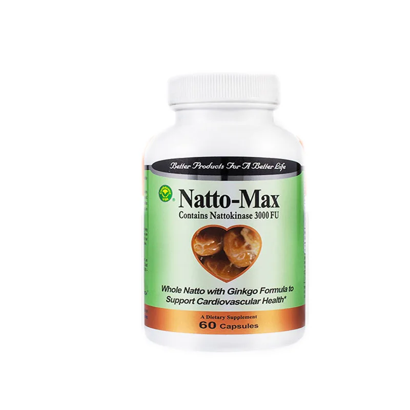 Confidence Nattotong Compound Capsules 60 Capsules/Bottle Free Shipping