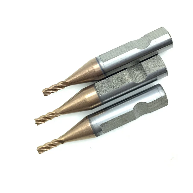 Высокоточный 4-зубчатый карбидный концевой Фрезерный резак 2 0 мм для режущих