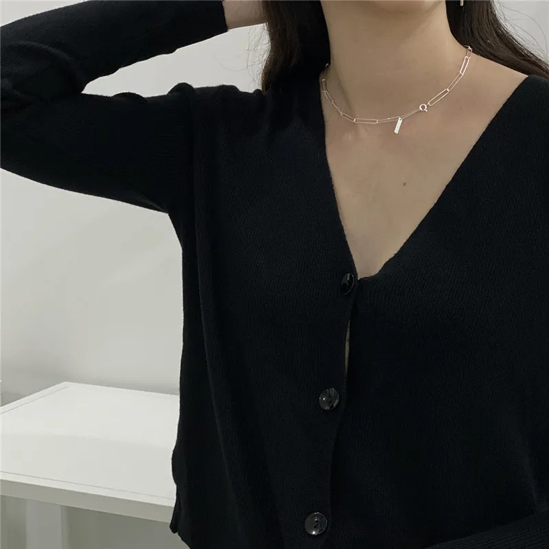 RUIYI Европейский Стиль минимализм ручной работы 925 стерлингового серебра женские