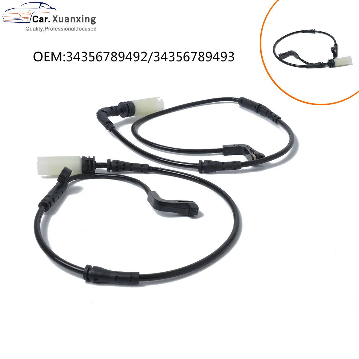 

34356789492 FRONT BRAKE PAD WEAR SENSORS for BMW 5 6 E60 525I 530i M5 M5 34356789493