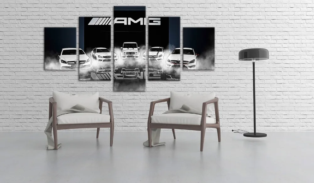 5 шт. настенные картины на холсте Бен З | Дом и сад