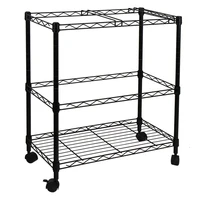office storage rack two tier metal rolling mobile file cart for classroom office living room
