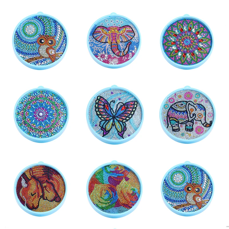 Светодиодный светильник для украшения цветная мандала сделай сам алмазная