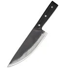 Дамасский мясницкий нож ручной работы кованый 8-дюймовый шеф-нож из высокоуглеродистой стали кухонные ножи с полной ручкой кухонный нож