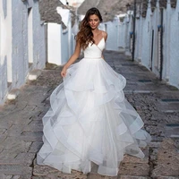 tulle ball gown wedding dress 2020 sexy beaded backless princess bridal dress plus size vintage wedding gowns vestido de noiva