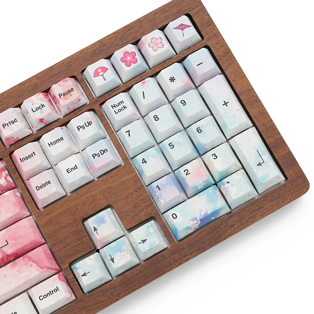 Крышка ключа PBT Cherry Blossom оригинальный Profil для 60 87 104 108 клавиш механическая