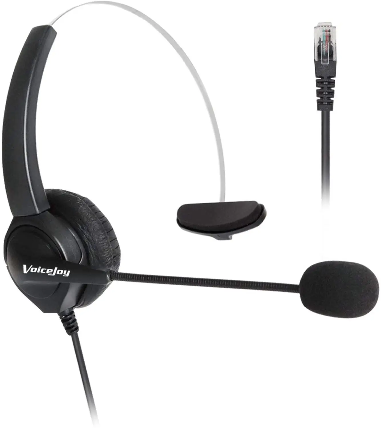 Офисная гарнитура VoiceJoy с разъемом RJ9 деловая шумоподавляющая микрофоном