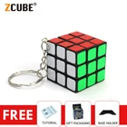 ZCube 3 см 3x3x3 брелок магический куб Мини Профессиональный скоростной куб головоломка обучающая игрушка для детей