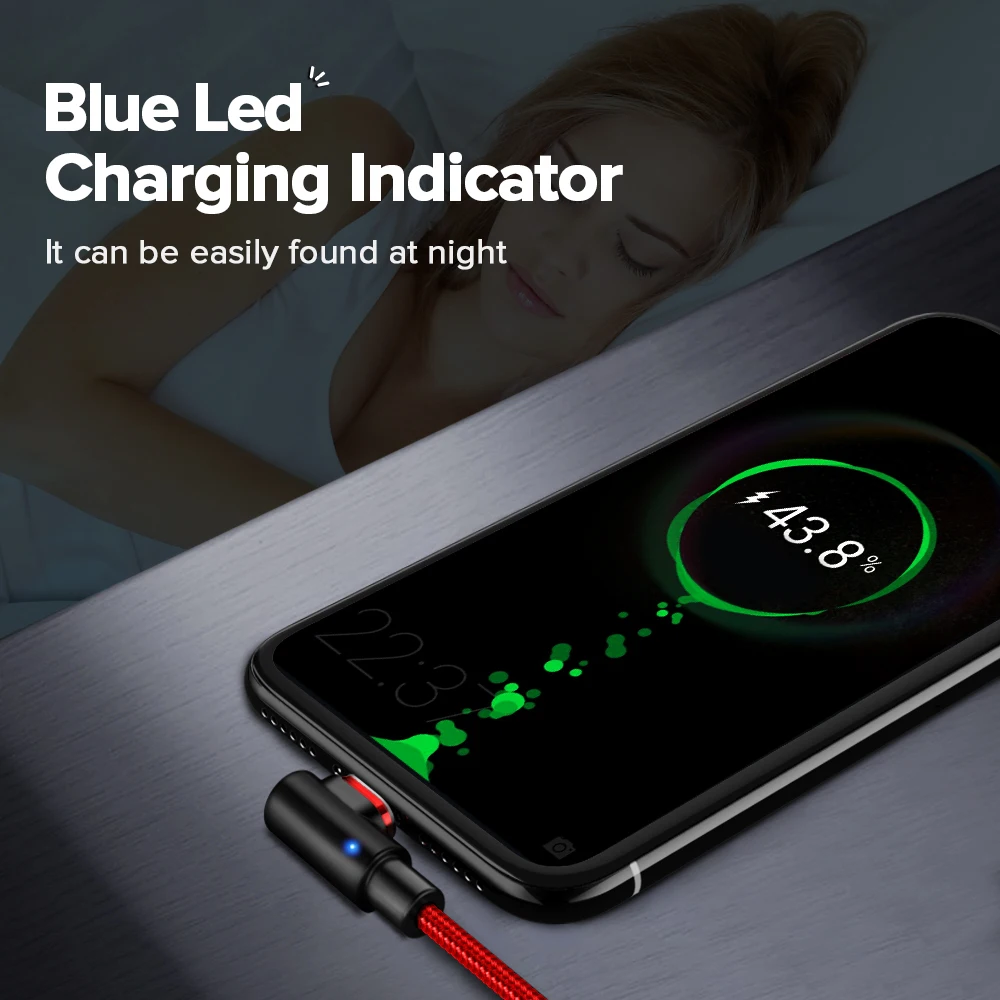 Магнитный кабель 2.5A Быстрая зарядка для IPhone XS X XR 7 Micro USB быстрое зарядное