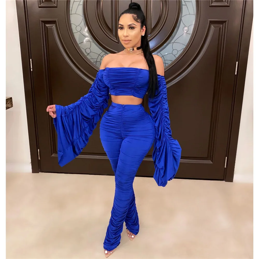 Пикантный комплект из двух предметов Женская праздничная одежда короткий топ с