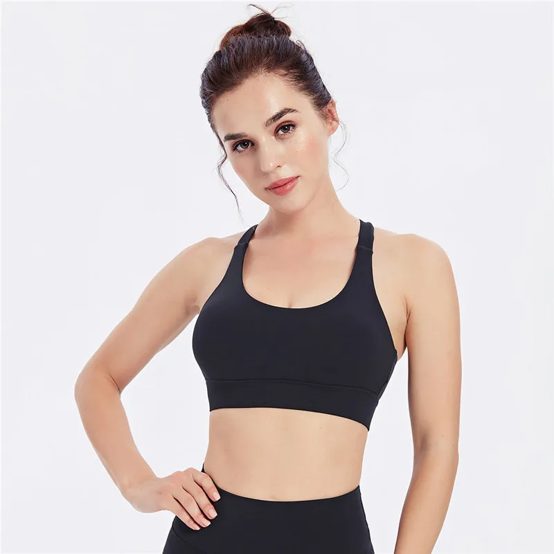 Women Sports Bra Push Up Crop Top Female Fitness Gym Bra Back Hollow Breathable Top Sexy Running Yoga Bra Athletic Sportswear
