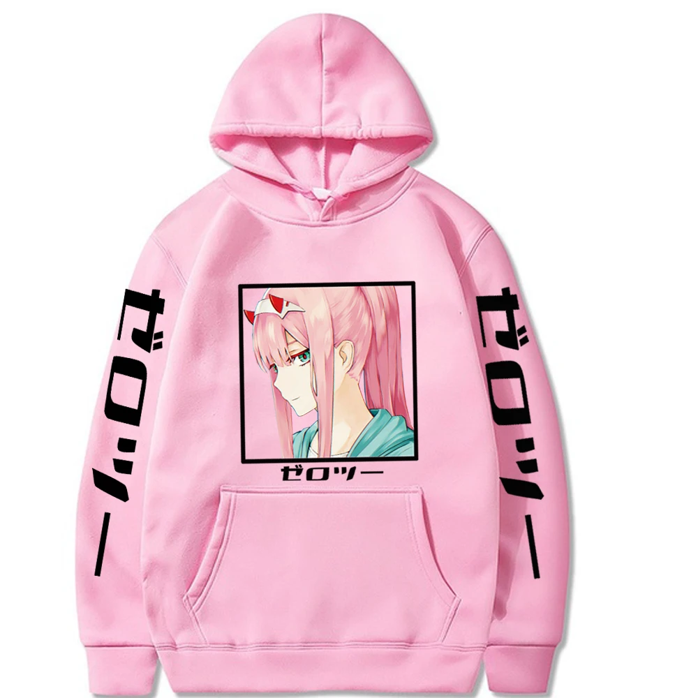 

Zero Two 2021 Hot Anime Hoodie Pullovers Tops Long Sleeve Casual Fashion Woman
