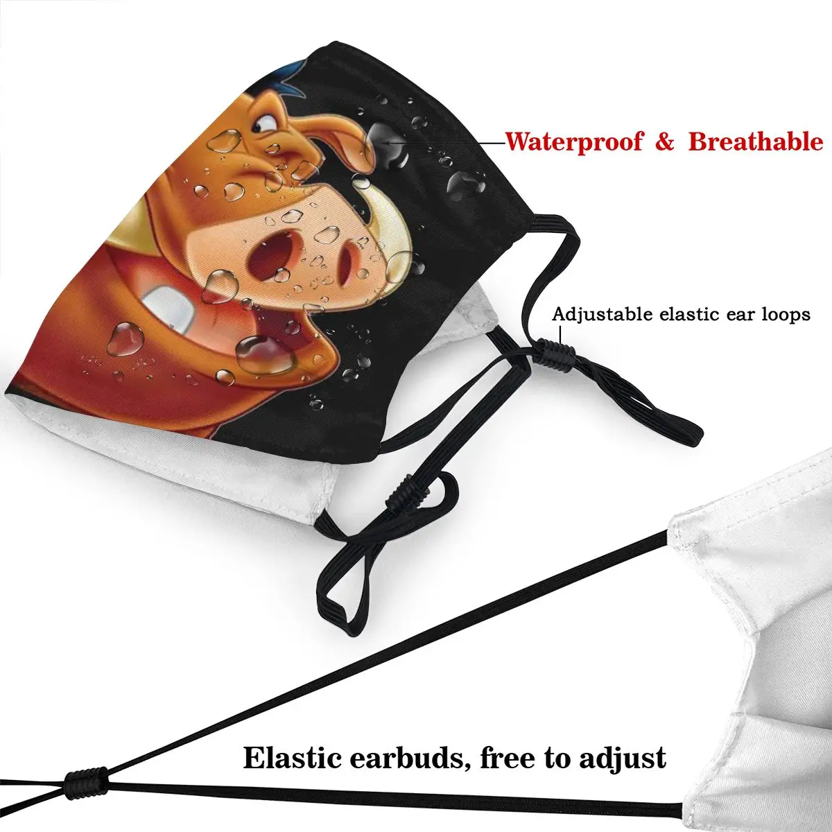 Маска с изображением героев мультфильмов Король Лев Simba Танцующие драмы