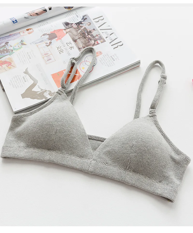 Глубокий V кружева бюстгальтер без косточек Bralette Bralett сексуальное женское белье мягкое Лифчики без швов короткий топ, б