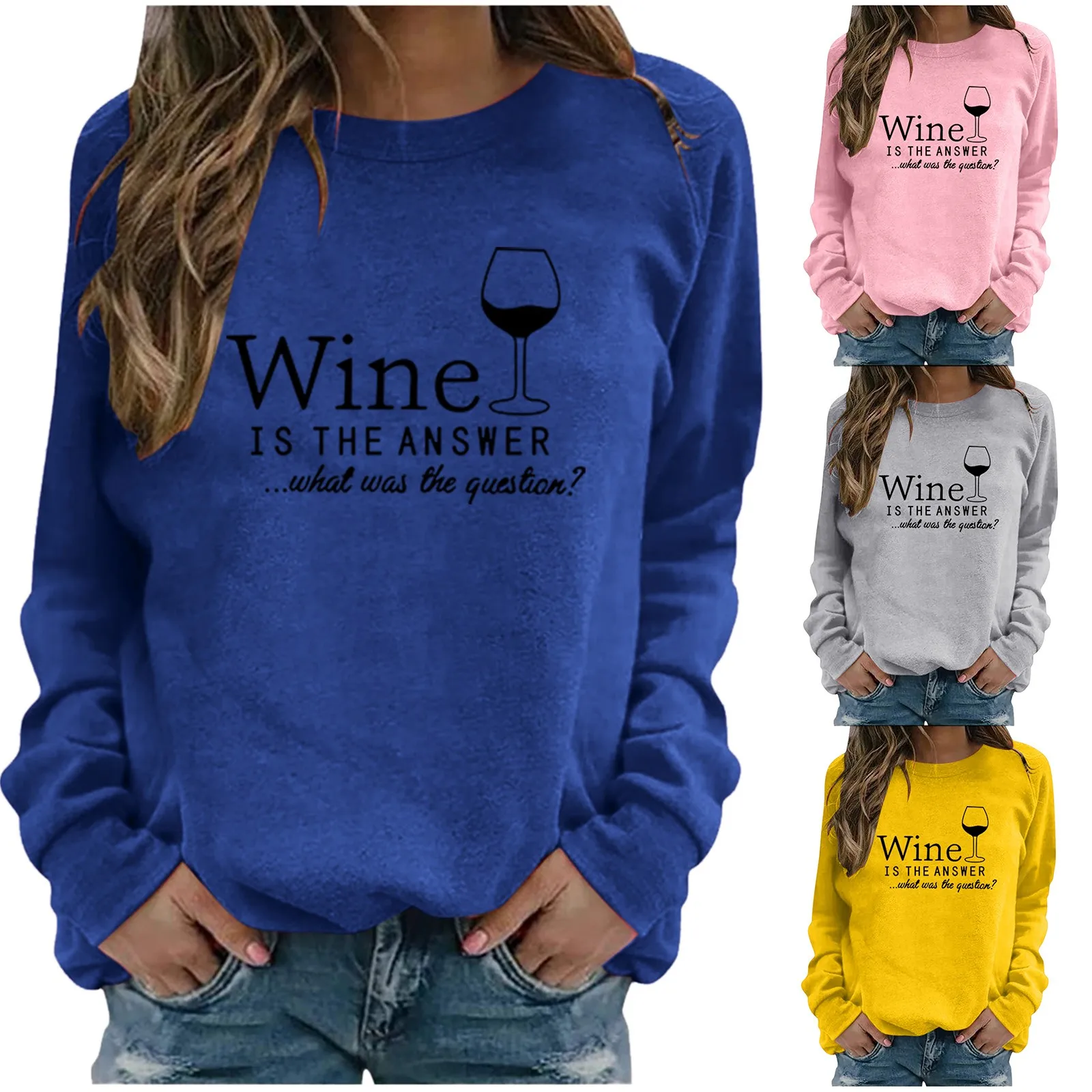 

Letter Printed Hoodies Winter Autumn Women Long Sleeve O Neck Loose Sweatshirt Girls Women Vintage Hoodie Pullovers Female Tops