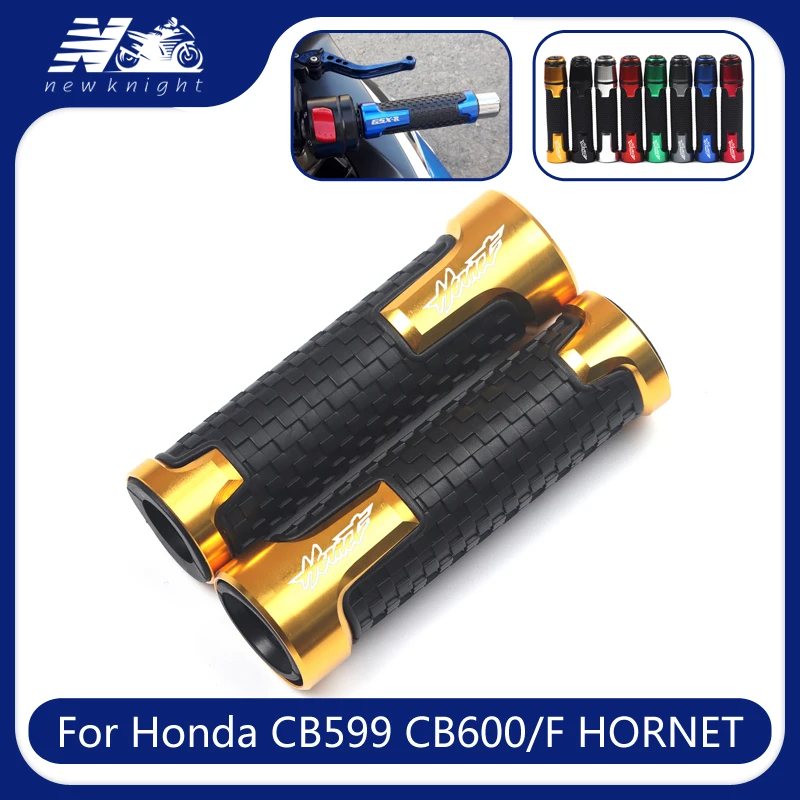 

With Logo For Honda CB 599 CB 600 CB599 CB600F HORNET Motorcycle 7/8'' 22MM Handlebar Grips End Motorbike Handle Bar Accessories
