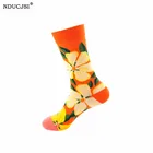 NDUCJSI новые женские носки с цветочным рисунком в стиле хип-хоп классные зимние осенние носки Длинные смешные носки яркие женские повседневные Длинные