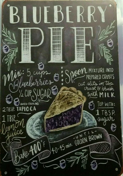 Палочка с голубыми ягодами в деревенском стиле новинка Оловянная металлическая