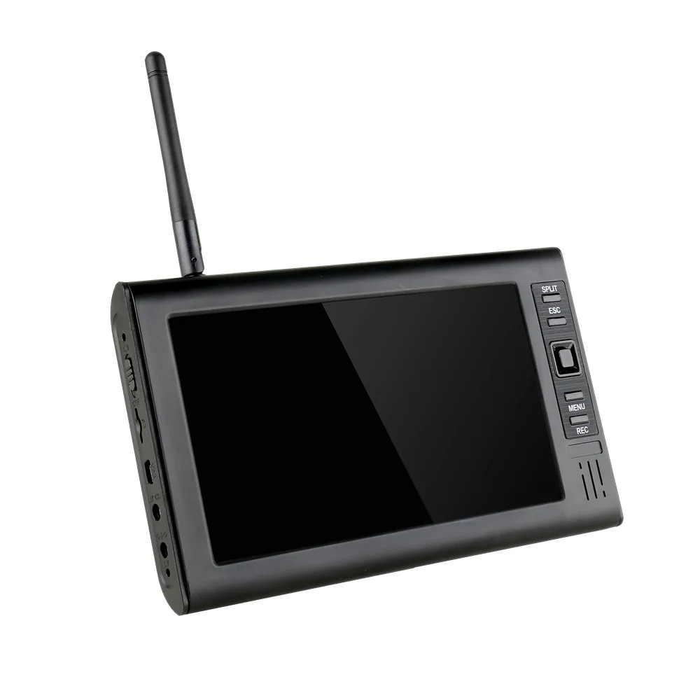 7-дюймовая TFT Цифровая 2 4G Беспроводная камера s Аудио Видео детские мониторы 4CH Quad