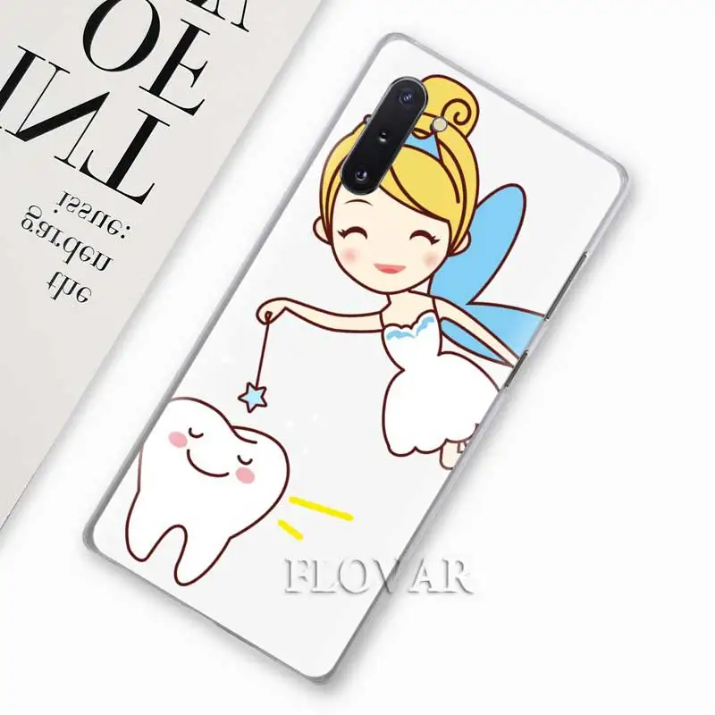 Dentist Teeth Tooth Phone Cases for Samsung Galaxy Note 10 S10 Plus 5G S10e A30 A40 A50 A60 A70 M40 Hard Cover Coque