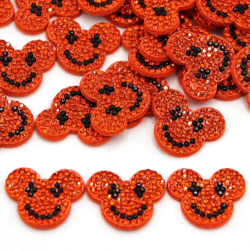 10Pcs/lot Mix Color Rhinestone Star bear Daisy Smile Patches For Kids Girls Clothes Hair Accessories DIY Sew on Appliques Badge | Дом и сад