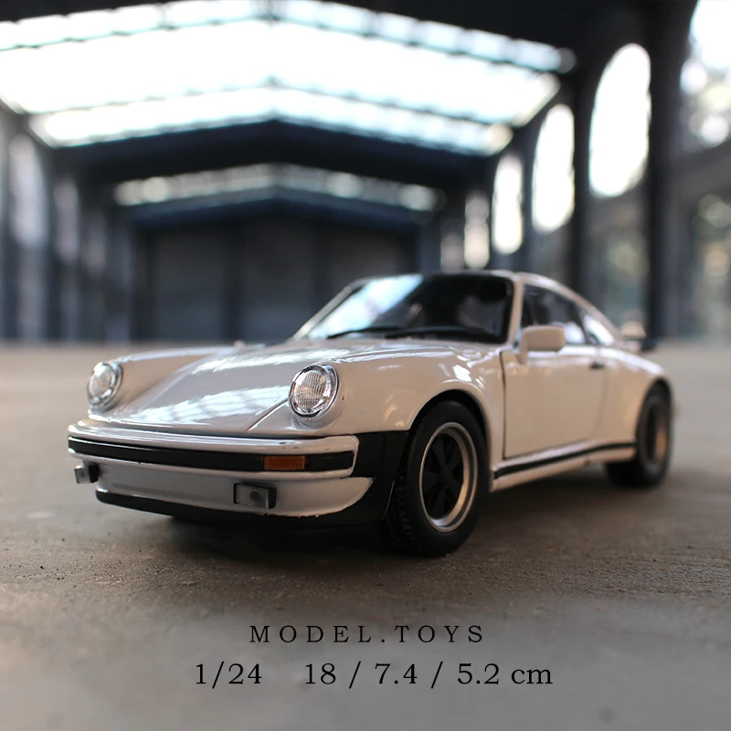 1:24 литая металлическая модель спортивного автомобиля игрушки для 911 Turbo 1974 с
