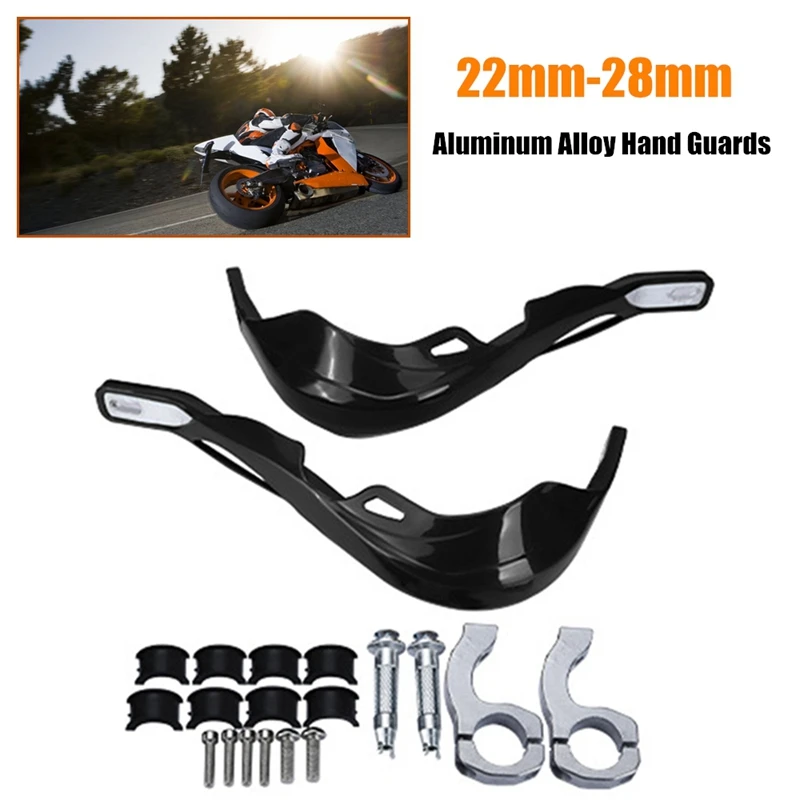 

1 Pair 22mm 28mm Motorcycle Hand Guard Handle Protector Motorbike Scooter Windproof Handlebar HandGuards Protection