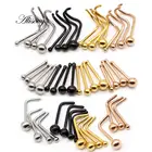 Alisouy 1 шт. 20G 1,5-3 мм Лабрет ушной хрящ серьги 0,8 мм Панк Козелка, украшение для пирсинга губ Монро из нержавеющей стали, серьги, пирсинг