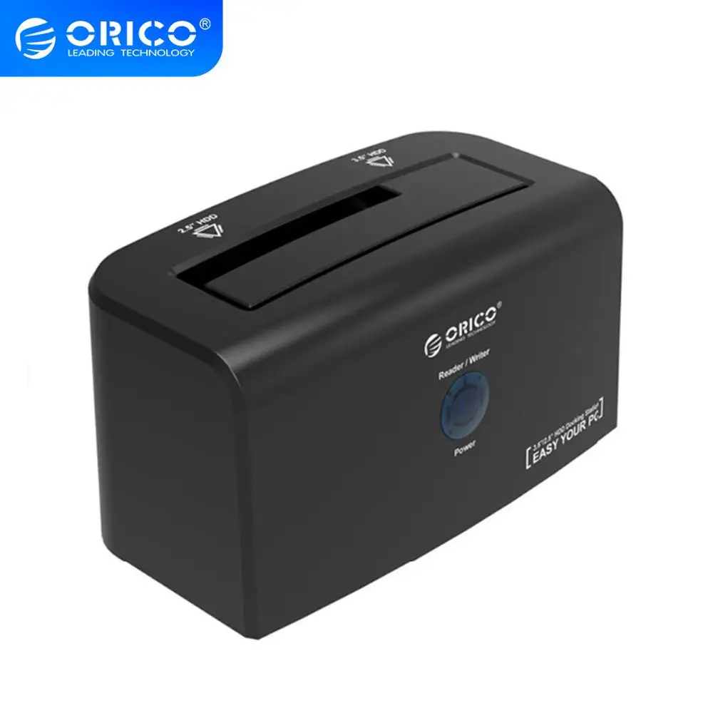 Док станция ORICO 2 5 3 дюйма SATA USB 0 док для жесткого диска адаптер питания 12V2.5A|drive