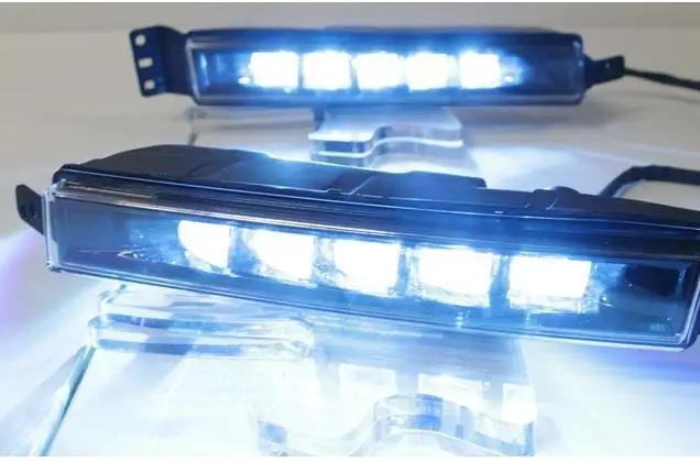 Drl Automovil Cob дневные ходовые авто лампы Автомобильные светодиодные фары передние противотуманные задние Автомобильные фары в сборе 17 для Honda Avancier