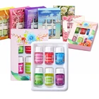 6 шт.партия растительное эфирное масло для диффузора, ароматерапия, 100% чистые натуральные эфирные масла для ухода за кожей, красоты и тела