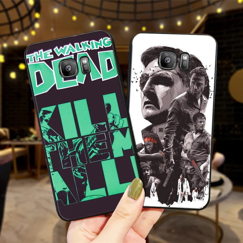 С изображениями из сериала Ходячие мертвецы Мягкий силиконовый чехол для