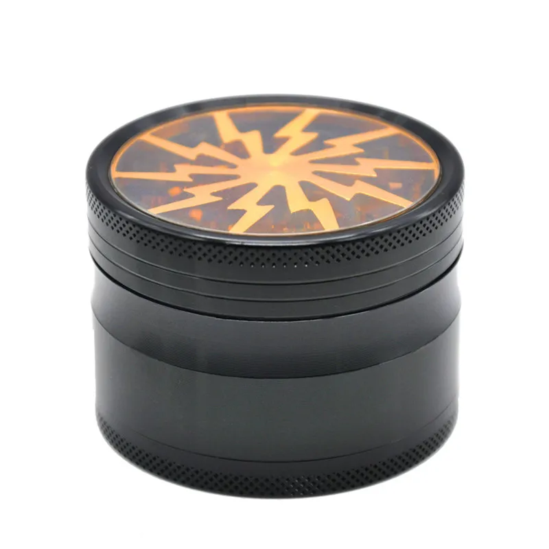 

design 4 Layers Alloy Metal Tobacco Crusher Hand Muller Smoke Herbal Herb Grinder