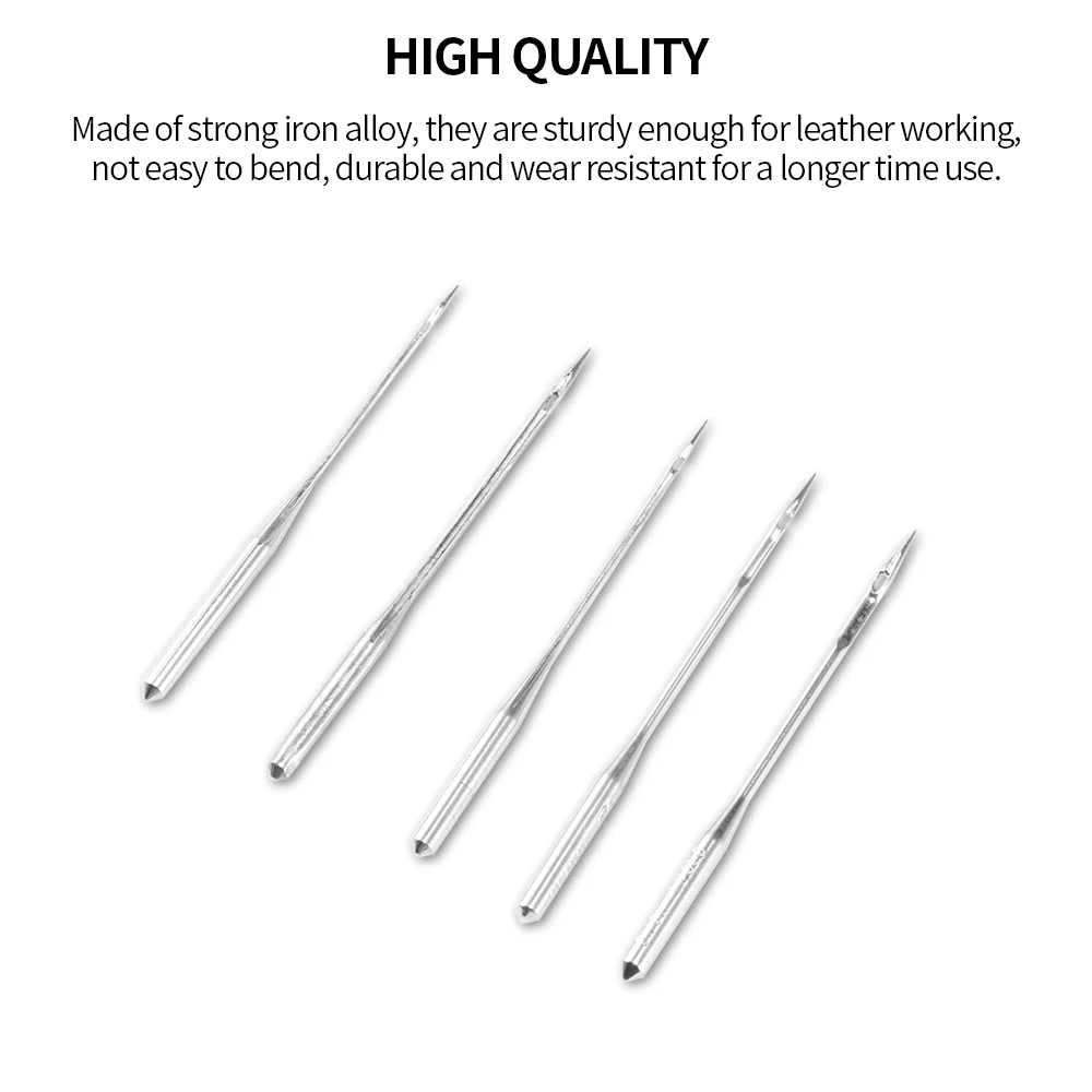 50 шт./компл. серебряные иглы для швейной машины разные модели: 9 #/70 11 #/80 14 #/90 16 #/100 18