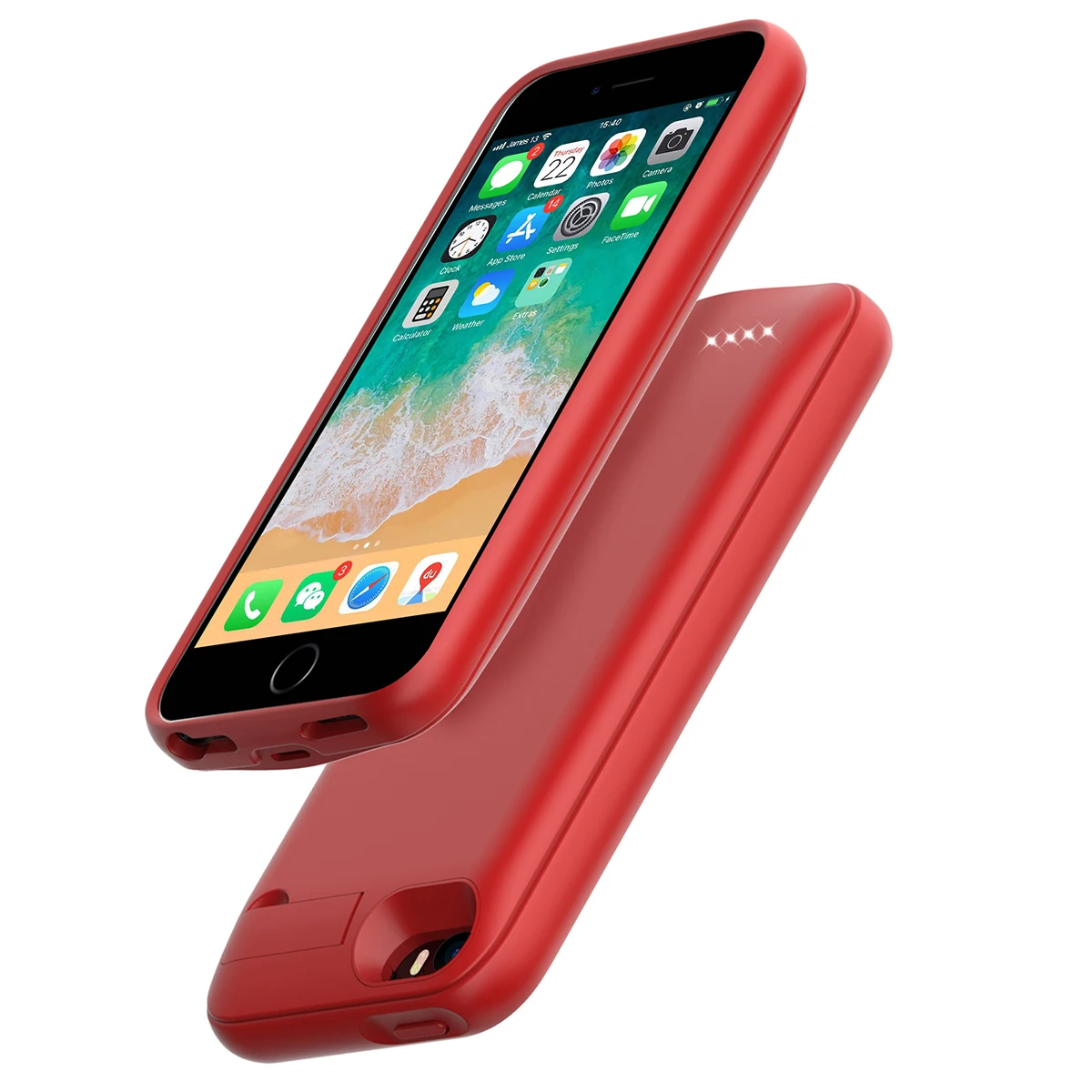 Для iPhone SE 5SE 5 5S за чехол на айфон 4500mAh аккумуляторная Внешняя батарея резервного копирования защитный чехол зарядное устройство крышка с Скрытая скобка