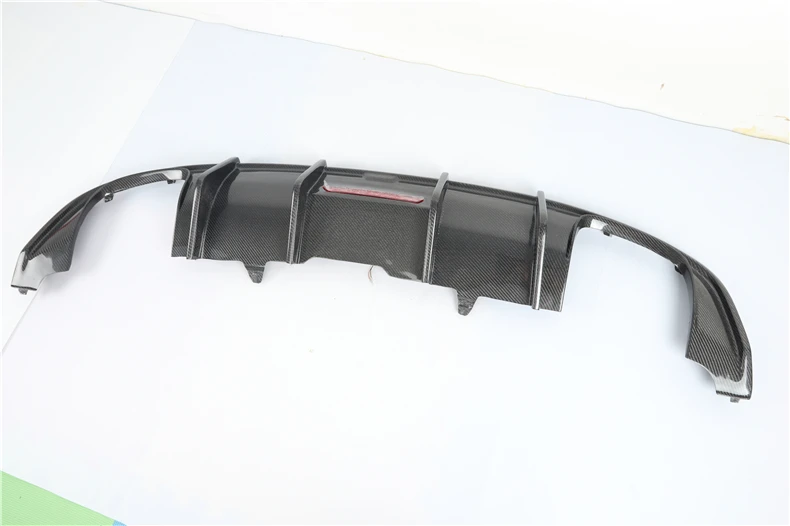 Задний бампер из углеродного волокна диффузор спойлер для Audi A4 S4 RS4 B9 2017 2018 2019 2020