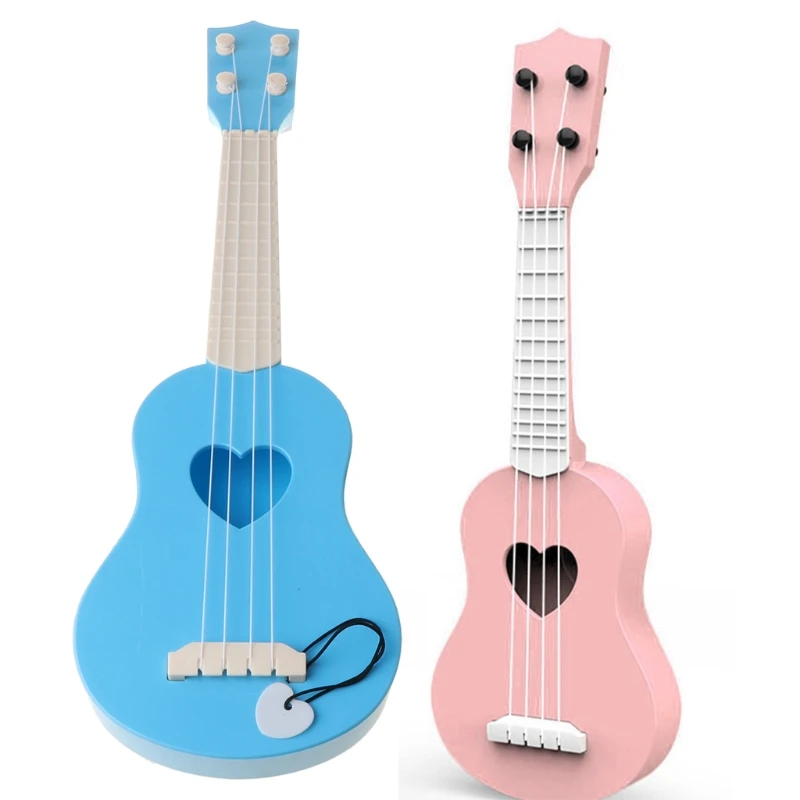 

Acoustic Ukulele 4 Strings Guitar Children Playable Simulation Instrument Toy