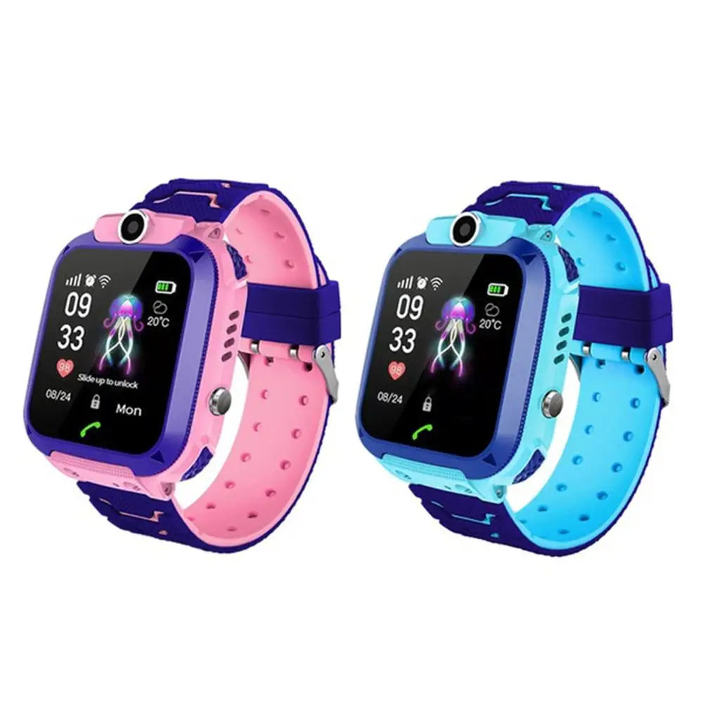 Детские часы с мягким силиконовым ремешком 1 44 дюймов сенсорный экран IP67