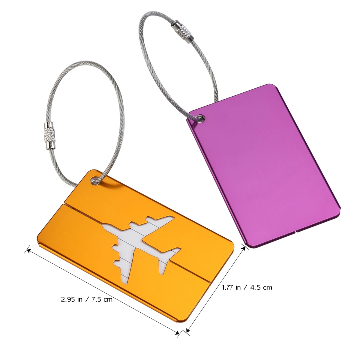 8 шт. бирка для багажа с кольцом ключей|Уличные инструменты| |