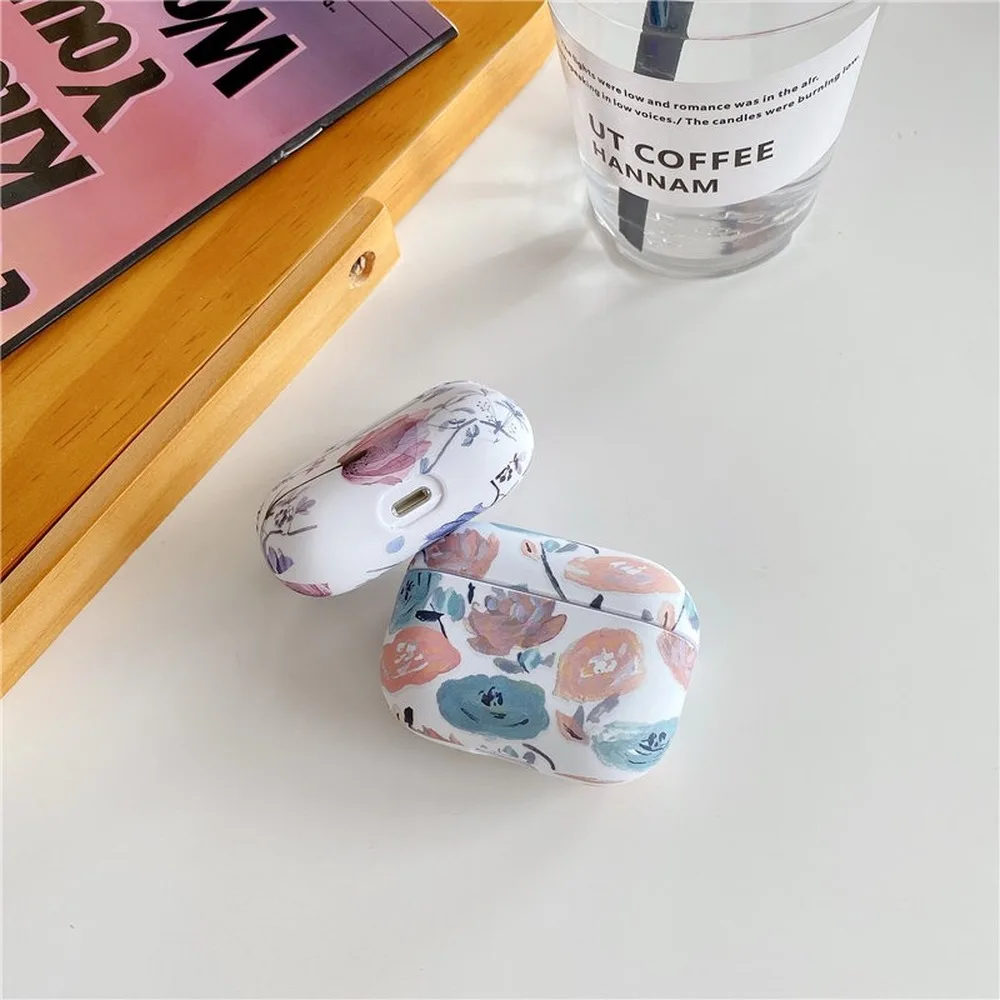 

Luminous Flowers Earphone Case for Apple Airpods Pro Coque Wireless Bluetooth Airpod Cover for Airpods 3 Protective Charging Box