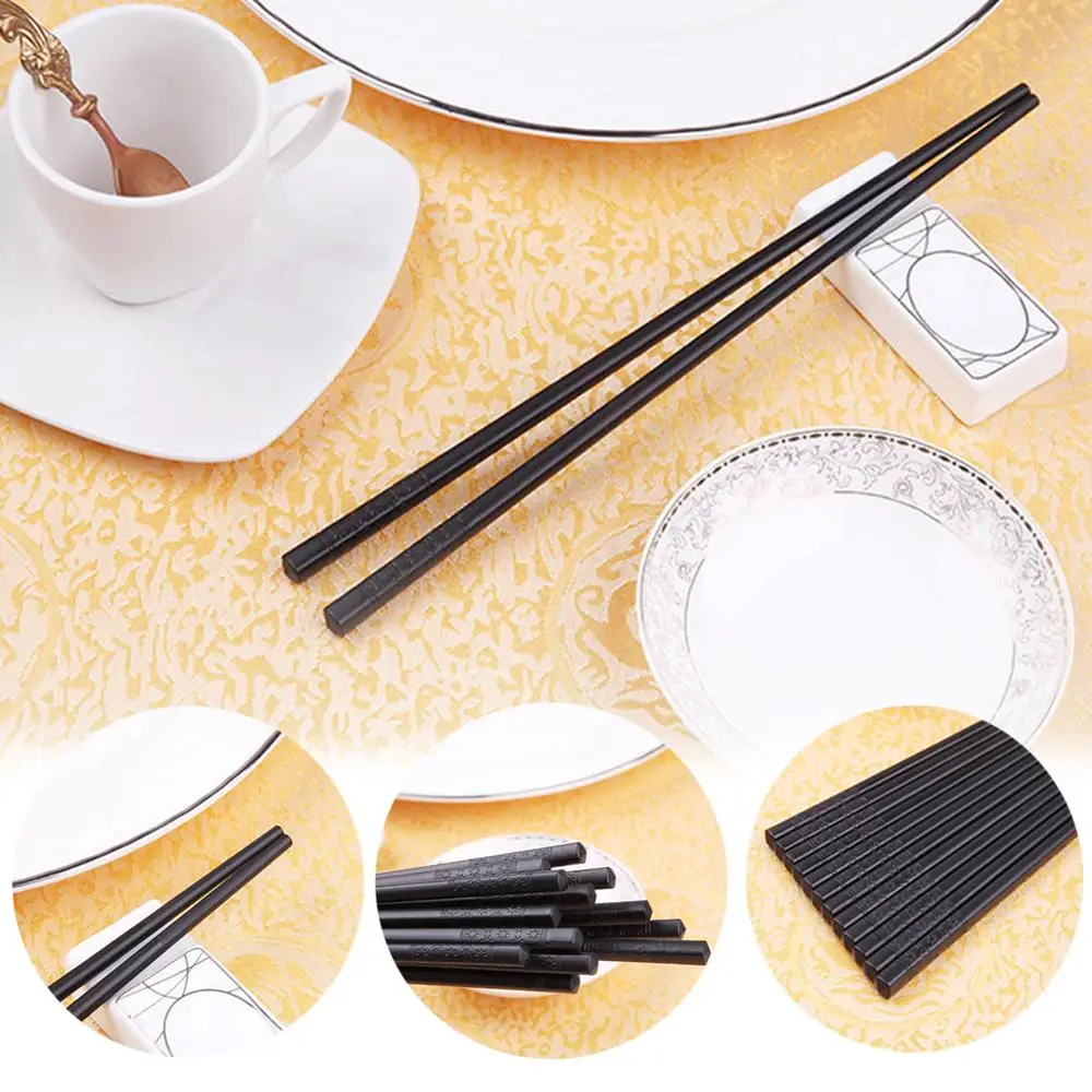 Практичные 1 пара сплав японские палочки для Суши Палочки еды многоразовые кухня