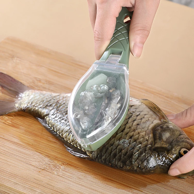 

Fish Skin Brush Scraping Fish Scale Brush Grater Quick Disassembly Fish Knife Cleaning Peeling Skin Scraper Scraper Fish Scaler