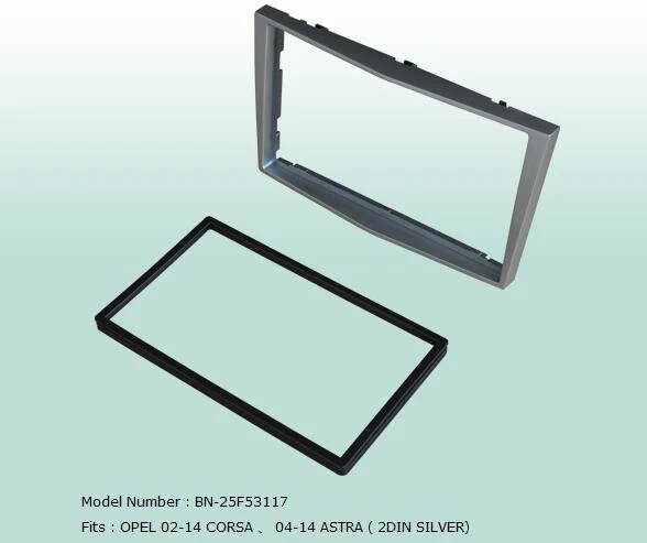Автомагнитола Fascias 2 Din с рамкой для Opel Corsa 2002 2003 ~ 2014 Astra 2004 2005 2014|dash kit|car fasciacar radio fascia