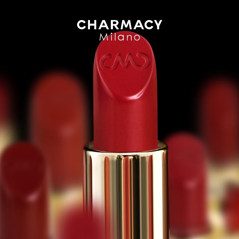

CHARMACY 8 Color Metallic Moisturizing Lipstick Rose Lip Balm Nourishment Protecting Lips Balm Natural Brighten Lip Cream Makeup