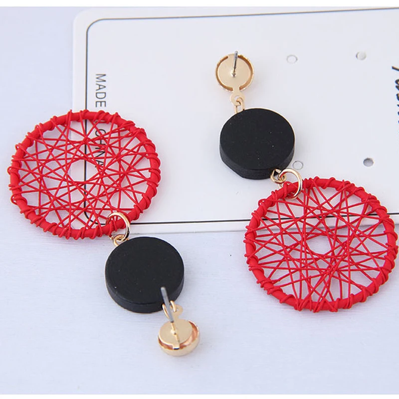 2020 модные роскошные простые большие круглые серьги женские Модные полые